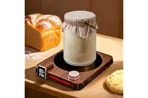 Sourdough Starter Warmer Mat, Sourdough Bread Starter Warmer, Sourdough Heating Pad Precise 1°F Thermostat Control,0-24H Time