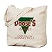 CafePress Dooses Market Gilmore Logo Natural Canvas Tote Bag, Reusable Shopping Bag