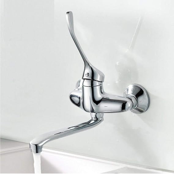 Grifo de agua Baño de latón Grifo de la probóscide lavabo grifo 25 cm