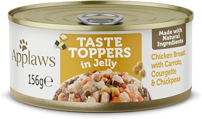 Applaws Natural Wet Dog Food Tins Chicken with Vegetables in Jelly 156g (Pack