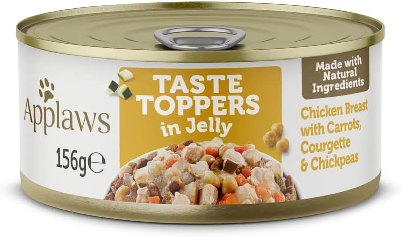 Applaws Natural Wet Dog Food Tins Chicken with Vegetables in Jelly 156g (Pack