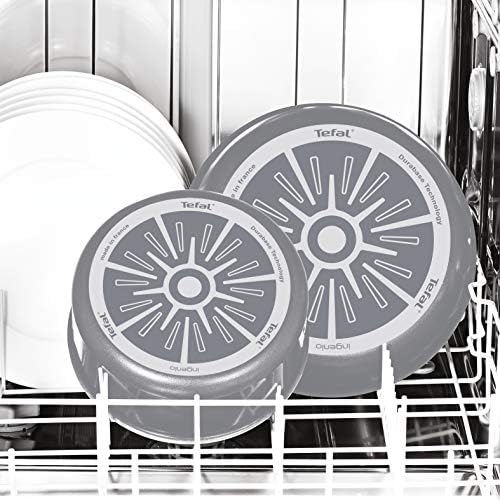 Tefal INGENIO ESSENTIAL Scottish Batterie de Cuisine 10 Pièces Poêles 20/22/26 cm + Casseroles 16/18 cm + Wok 26 cm + Couvercles hermétiques 16/18 cm + Spatule + Poignée Gris L2149602 - Cuisine A Vivre Tefal INGENIO ESSENTIAL Scottish Batterie de Cuisine 10 Pièces Poêles 20/22/26 cm + Casseroles 16/18 cm + Wok 26 cm + Couvercles hermétiques 16/18 cm + Spatule + Poignée Gris L2149602