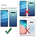 Galaxy S10 Plus Case, Galaxy S10+ Case (Not Fit S10) with 3D PET Screen Protector [2 Pack] for Girls Women, LeYi Glitter Diamond Liquid Quicksand Clear Phone Case for Samsung S10 Plus ZX Teal/Purple