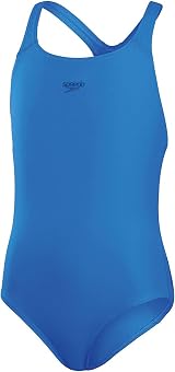 Speedo Girls Eco Endurance+ Medalist Swimsuit Chlorine Resistant 50% recycled