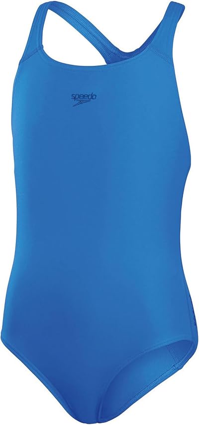 Speedo Girls Eco Endurance+ Medalist Swimsuit Chlorine Resistant 50% recycled