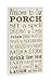 Welcome to Our Porch Wooden 15 x 8 inch Wall Sign