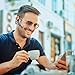 Bluetooth Earpiece for Cell Phones,Business Wireless Bluetooth Headset v4.2 Stereor Car Earphone with Noise Cancelling Mic for Truck Driver,Office, Compatible iPad Samsung Android PC
