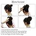 8 Pieces Hair Bun Extensions Updo Scrunchies Hair Extensions Synthetic Wavy Curly Messy Donut Chignons Hair Piece Wig Hairpiece Ponytail Hair Accessories for Women Ladies Girlsthumb 4