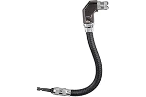 YIFULIN 90 Degree Electric Drill Chuck Right Angle Electric Drill Corner Woodworking Tool Flexible Shaft Extension Rod Drill