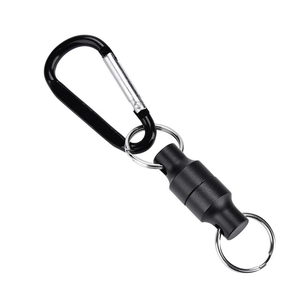 MAGT Hook Fishing Magnet Fishing Strongest Magnetic Clip Release Magnetic Hanging Holder Carabiners Aluminum Unique Keychain Hook Magnet Buckle for Fly Fishing