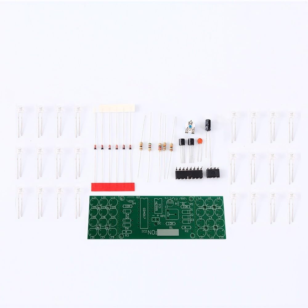 LED Lights Circuit Board,Random Color Bi-Color Blinking Lights Module Kit Dream LED DIY Module for DIY