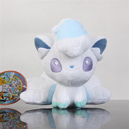 BestKept Toys Stuffed Plush Toy - Stuffed Animal Toy - Pokemon Center Sun &amp; Moon Alolan Alola Vulpix Plush Toy Stuffed Doll - Suitable Plush Toy For Babies and Children (7 Inch)