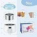 LAVANY Wax Warmer, Hair Removal Waxing Kit Pearl Wax Machine Hot Wax Heater with 14 oz Removable Wax Pot, 4 Packs 100g Hard Wax Beans & 10 Wax Applicator Sticks