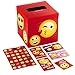 Hallmark Valentines Day Cards and Mailbox for Kids School Classroom Exchange, Emoticons (1 Box, 32 Valentine Cards, 35 Stickers, 1 Teacher Card)