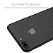 NOHON iPhone 7 Plus Case, Full Body [2-Piece] Ultra Slim/Thin Lightweight Breathable Cooling Mesh Case, Hard PC Plastic Cover w/Tempered Glass Screen Protector for iPhone 7 Plus (Black)