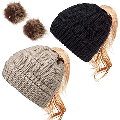 YSense Womens Winter Hats Pack Pom Pom Beanie Kuwait Ubuy