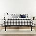 ZINUS Mia Metal Platform Bed Frame, Wood Slat Support, No Box Spring Needed, Easy Assembly, Black, King