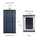 AmaGo Solar Wall Lights - 70 White LEDs of Wide Range, 1,500 Lumens, Five-Mode Illumination Via RC, Motion Radar Sensor, Solar Rechargeable, Waterproof, Extended-Pole Installation (Metal Case)