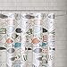 HipStyle - Sardinia - Modern Multi-color Fish - Cotton Printed - Designer Shower Curtain - 72