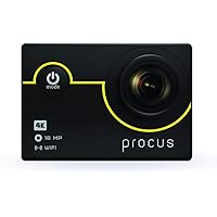 Procus Rush 2.0 16MP 4K HD Action Camera Waterproof with Wi-Fi Basic Pack (Black)