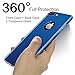 iPhone 8 Case, Ultra Slim Electroplate 360 Degree Full Body Protection Mirror Case with Tempered Glass Screen Hard PC Protector for Apple iPhone 8 (Silver)