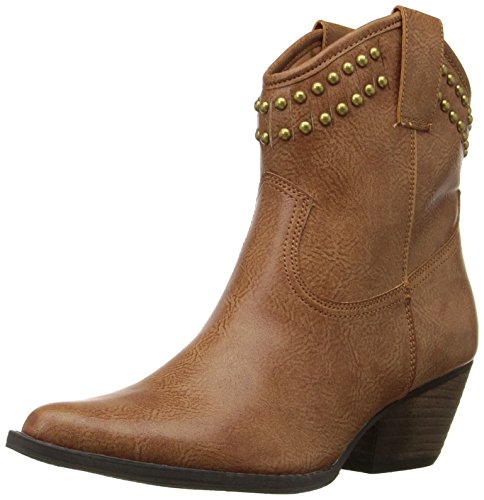 Very volatile women s lunet western boot, tan, 8 b us