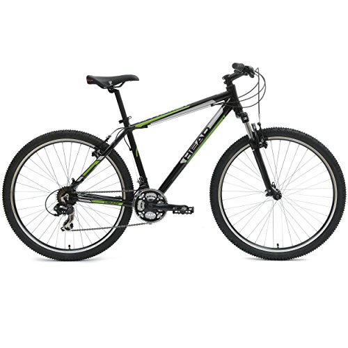 Head Rise X Mountain Bike 29 inch Wheels, 17.5 inch Frame, Black/Green