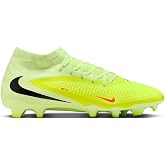 Nike Phantom 6 High Academy Multi-Ground Soccer Cleats (Racer Blue/White/Pink Blast)
