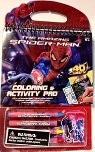 Image of Marvel The Amazng Spider-Man Coloring & Activity Pad (Plus 4 Crayons and 8 Stickers)