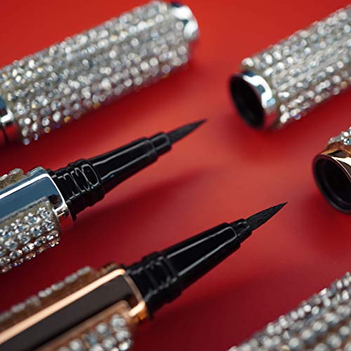 EDA LUXURY BEAUTY DIAMOND LIQUID EYELINER Ultimate Definition Ultra Precision Intense Black Sharp Rose Gold Perfect Cat Eye Makeup Pen Flawless Long Lasting Waterproof Vegan 6 EDA LUXURY BEAUTY DIAMOND LIQUID EYELINER Ultimate Definition Ultra Precision Intense Black Sharp Rose Gold Perfect Cat Eye Makeup Pen Flawless Long Lasting Waterproof Vegan