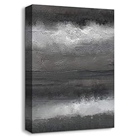 Canvas Wall Art Abstract Beautiful Oil Painting Feature Artwork for Home Prints Framed - 12x18 inches