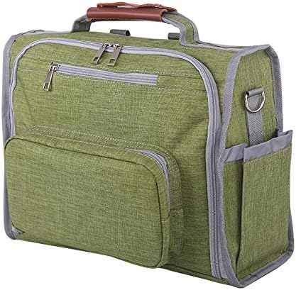 Multi-Function Diaper Bag Maternity Nappy Changing Bags，Waterproof Travel Backpack for Baby Care, Large Capacity , Stylish and Durable (Green)