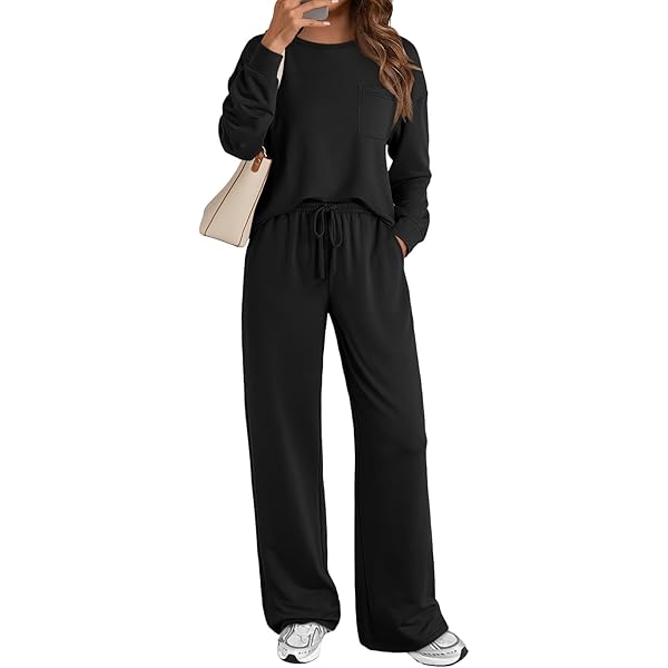 Amazon.com: ANRABESS Women 2 Piece Outfits Lounge Set Oversized