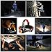Techole Headlamp Flashlight Bright Headlight - 2000 Lumens Waterproof and Rechargeable Head Lamp Up to 500ft Range with 3 Modes Red Light Adjustable Strap, LED Headlamps for Camping, Hiking, Running
