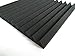 Acoustic Panels - Foam Studio Soundproofing Padding Tiles in Black (Set of 10) - 1