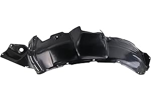 TRQ Front Left Inner Fender Liner Compatible with 2004-2007 Toyota Highlander