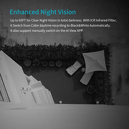 [Newest] Outdoor Security Camera, NexTrend 4MP Wireless WiFi Home Surveillance System WiFi IP Camera CCTV IP66 Waterproof Night Vision Motion Detection Compatible with iOS/Android Systems - Thumbnail 4