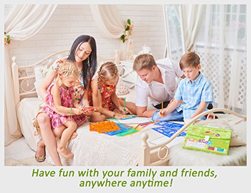 5 Drawing+Stencils+Set+Kids+54+Piece