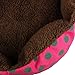 Sandistore Soft Fleece Pet Dog Puppy Cat Warm Bed House Plush Cozy Nest Mat Pad(Hot Pink)