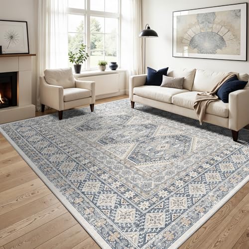 Ksrau Vintage Washable Area Rug
