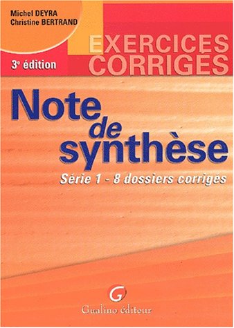 Note de synthèse