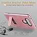 Moto G4/G4 Plus case,[Not fit Moto G4 Play],AnoKe[Card Slots Holder][Not Wallet] Kickstand Hard Plastic PC TPU Shockproof for Motorola Moto G 4th Gen/G Plus 4th Generation KC1 Rose Gold