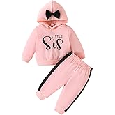 Jeinxcn Infant Baby Girl Clothes Long Sleeve Hoodie Sweatshirt Pants Toddler Fall Winter Outfits Set