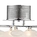 Lilypad Contemporary Modern Ceiling Light Semi-Flush Mount Fixture Chrome 19 1/4