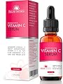 Best Vitamin C Serum for Face With Vit E + Hyaluronic Acid + Ferulic Acid - Helps Repair Sun Damaged Skin & Fade Dark and Brown Spots - Moisturizing, Firming, and Hydrating Formula Fills in Fine Lines and Wrinkles - Skin Lightening, Whitening, Brightening