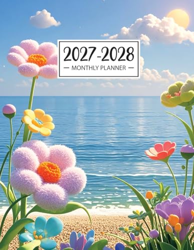 2027-2028 Monthly Planner Two Year: January to December Calendar (2027-2028 pla…