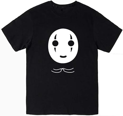 Amazon Co Jp 千と千尋の神隠し 半袖tシャツ カオナシ 100 コットン男女兼用 夏服 M ブラックa ホビー