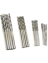 Paquete de 20Pcs surtidos. 4 Tamaños 1 mm 1,5 mm 2 mm 2,5 mm joyería del diamante broca en espiral playa mar conchas vidrio Piedras Preciosas Lapidary