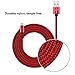 USB C Cable, UNISAME (6pcs Pack) 6Ft Braided USB Type-C 3.1 to USB 2.0 Data Charging Cable Reversible Connector Cord for Galaxy S8 S8+ C9 Pro, Moto Z, LG G6 G5 V20, Nexus 5X 6P, Oneplus 3 5 and more