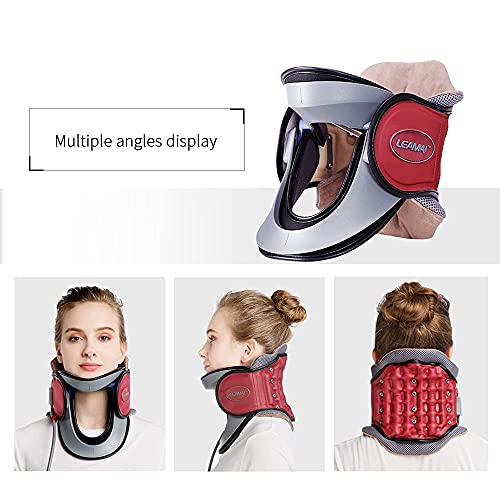 LEAMAI Newest Cervical Neck Traction Device Adjustable Inflatable